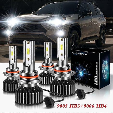 Scheinwerferlampen für Toyota Rav4 2006-2018: 4 Lampen 9005/HB3 (Fernlicht) + 9006/HB3 (Abblendlicht). (1/5)