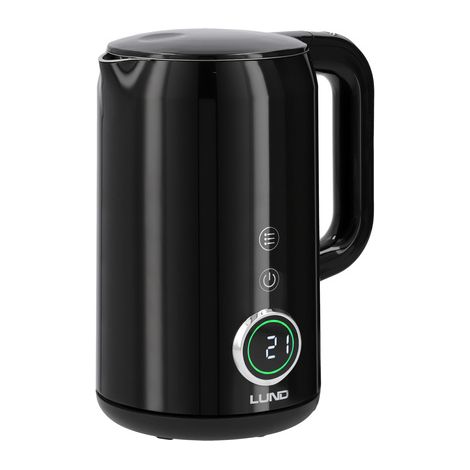Hervidor eléctrico de 1,7 l con regulación de temperatura, color negro - W-68219 (1/3)