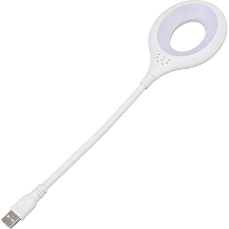 Lampe de lecture USB Toivize BZ2597 col cygne flexible lumière blanche anti-fatigue pour ordinateur portable ABS 325mm (1/5)