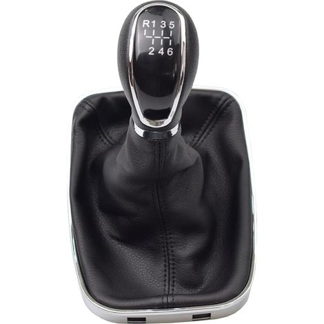 Pommeau de levier de vitesse compatible à 6 vitesses pour Opel I-Signia 2003 2004 2005 2006 2007 2008 2009 2010 2011-2017 (1/5)