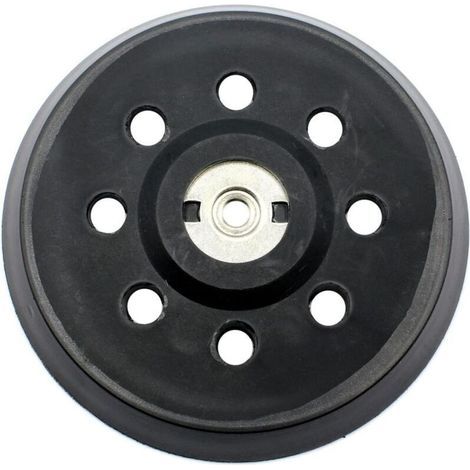 Plateau de Poncage, 125mm Plateau de Ponçage, Plateau pour Metabo SXE 325 Intec 425 Turbotec 631220000 (Noir) (1/4)
