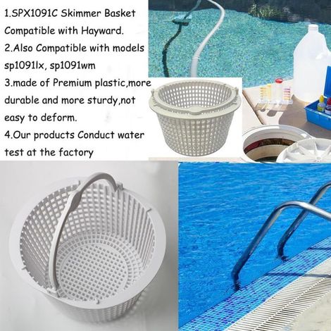 Panier filtrant avec poignée Hayward SPX1091C – Réf. WB736660 – Skimmer (1/3)