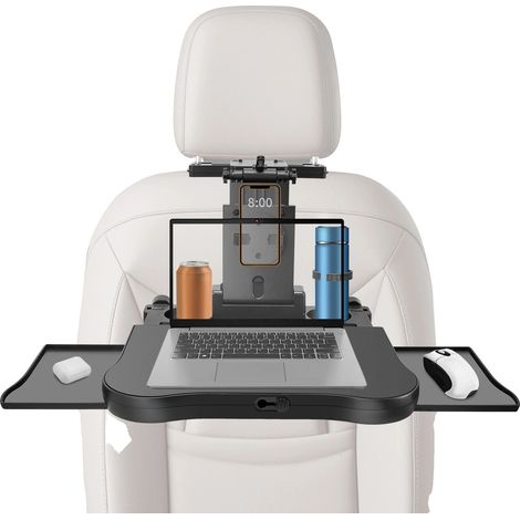 Mesa para coche, diseño plegable, soporte para teléfono ajustable, A (1/2)