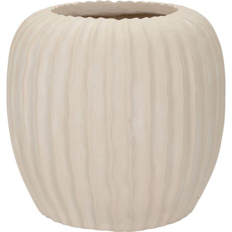 Cache-Pot Design "Mist" 26cm Crème (1/5)