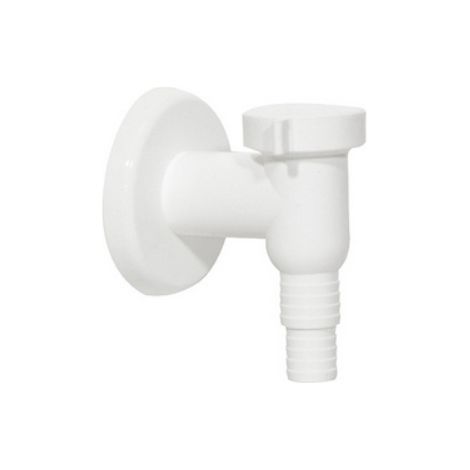 RACCORDO SIFONE LAVATRICE ESTERNO CON VALVOLA NON RITORNO Diam. 32 Bianco DH (1/3)