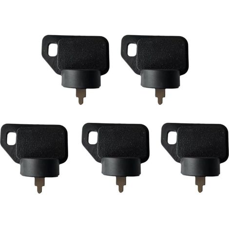 Lot de 5 clés d'allumage pour tondeuse à gazon - Remplace 490-241-0008 63-8360 pour tracteurs de jardin et souffleuses à neige (1/5)