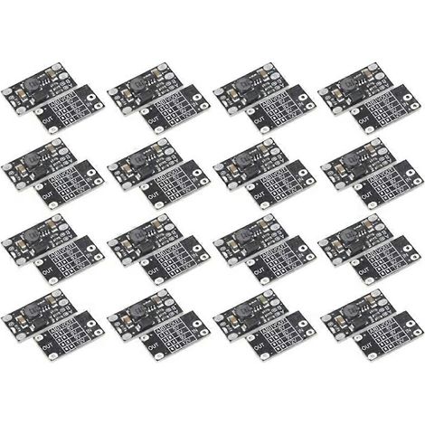 Packung mit 20 Mini-DC-Aufwärtswandlern 3,7 V bis 12 V (Ausgang 5 V/8 V/9 V/12 V) für Lithiumbatterien. (1/5)