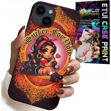 Custodia per iPhone 13 - Sucker FOR YOU custodia alla moda con bambola + vetro (1/5)