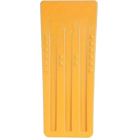 Dos cuñas para tala de 7,5 pulgadas, cuñas de corte para tala, herramientas para cortar madera, accesorios para partir árboles (7,5 pulgadas). (1/5)