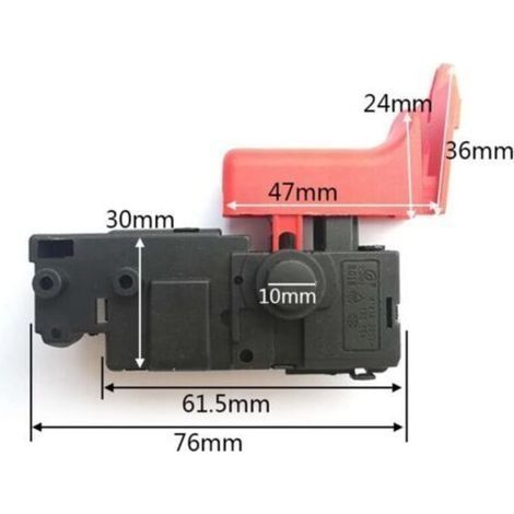 Schalter für elektrische Schlagbohrmaschinen für Bosch GBH2-26DE, GBH2-26DFR und GBH2-26E (1/4)