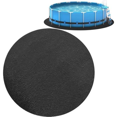 Tapis de protection universel pour fond de piscine – Diamètre 3,7 m, rond, ultra-épais et résistant, idéal pour liner de piscine hors sol ou enterrée (1/5)
