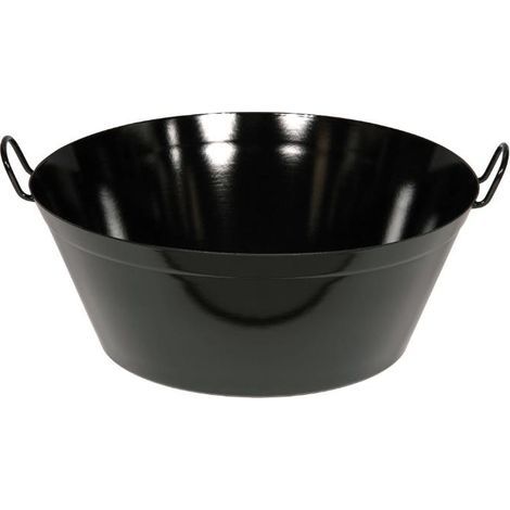 Riess Schmalzpfanne tief 45cm schwarz Emaille Induktion