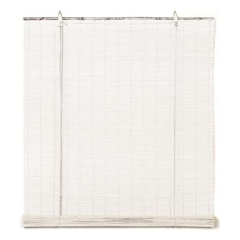 OCRES - Tenda avvolgibile di bambu Gesso 60x175