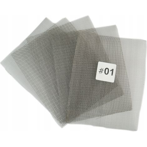 Treillis de soudure plastique, maille flexible n° 1. 5 pièces. Dimensions approximatives : 120 mm x 150 mm (1/5)
