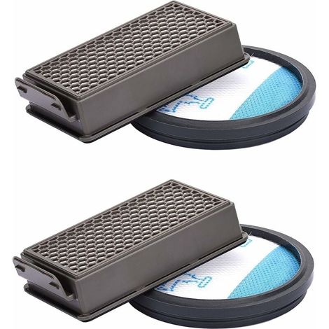 2-teiliges Filterset für Rowenta/Moulinex/Tefal Compact Power Cyclonic Staubsauger, Filtersystem-Ersatzzubehör ZR005901 (1/5)