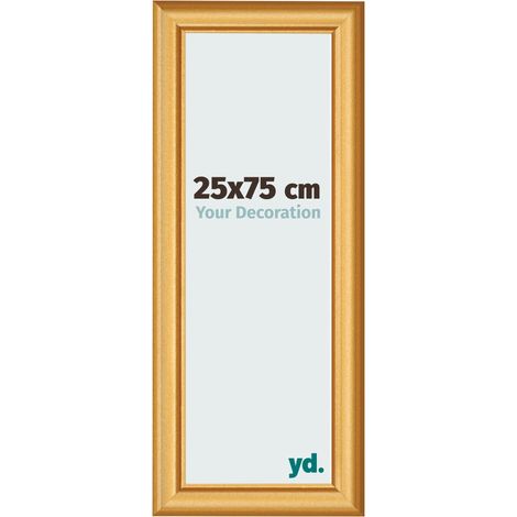 yd. - Cadre photo 25x75 - Or Mat - MDF - Lazio (1/5)