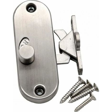 90° Right Angle Sliding Door Lock with Sliding Door Lock Buckle and Barn Door Latch (1/5)