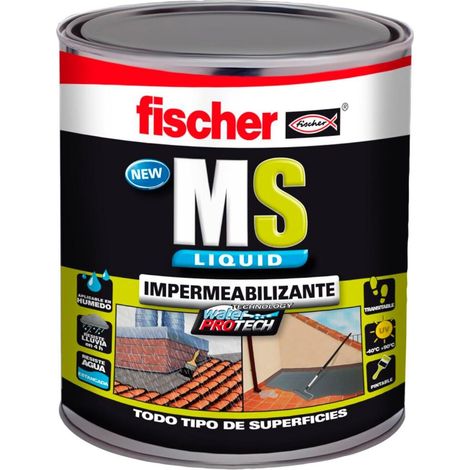 MS Flüssigkleber FISCHER Braun/Fliesen 1kg 534616