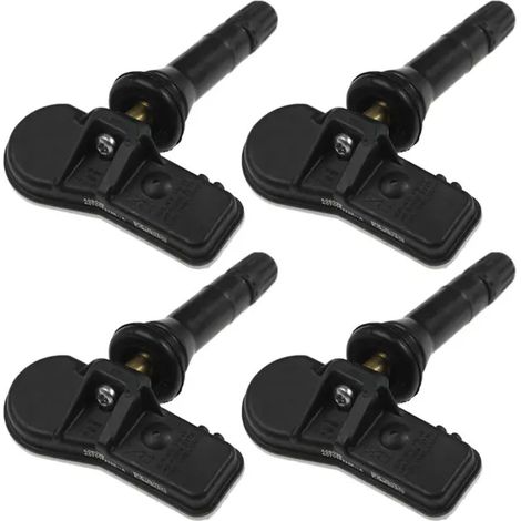 (4 pièces) NOUVEAU Système de surveillance de la pression des pneus pour véhicules, compatible avec Peugeot 3008 5008 Citroën C4 B53 DS4 B75 DS5 B81 433 MHz 9673860880 5430W0 (1/5)