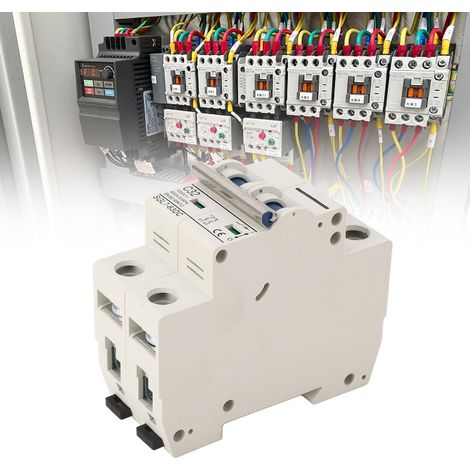 SUNGO Miniatur-Gleichstrom-Leistungsschalter 1000V, DIN-Schienenmontage, L7-Bauform, 2P 32A Isolator für Solar-Photovoltaikanlagen. (1/5)