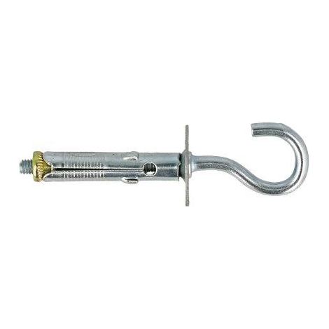 Tasselli in acciaio Diam. 8 x 45 con occhiolo aperto 6 pz.