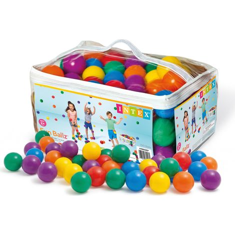 Palline Colorate PZ.100 +2 Anni Ø 6,5 mm cm Peso 1,06 kg (49602) Intex (1/5)