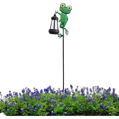 Lampes solaires à piquet pour jardin, LED, décoratives, en forme de figurines, pour terrasse, jardin ou aménagement paysager aquatique, sans fil, pour allée, extérieur (1/5)