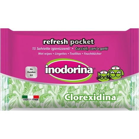 Salviettine Inumidite per Animali Domestici Inodorina (1/4)