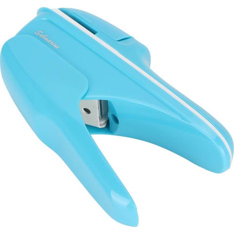 Machine à relier sans agrafes ABS, outil de reliure de livres et de papier, outil manuel de reliure sans agrafes (bleu) (1/3)