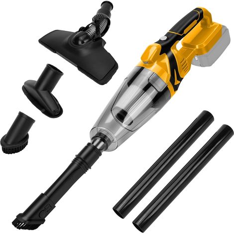 Aspirateur à main sans fil compatible avec batterie 20 V, 10 000 Pa Aspirateur portable avec suceur plat, brosse à coussins, brosse de sol, bac à poussière de 0,75 l, lumière LED, pour la (1/5)