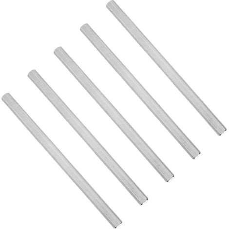 Arbre D en acier inoxydable 410100060100, diamètre 6mm, Compatible avec les Robots LEGO gobilda TETRIX, 5 pièces (1/5)
