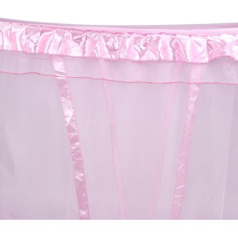 Princesse de luxe Four Corner Post Bed Rideau Canopy Netting Moustiquaire Literie Rose 1.5x2M (1/5)