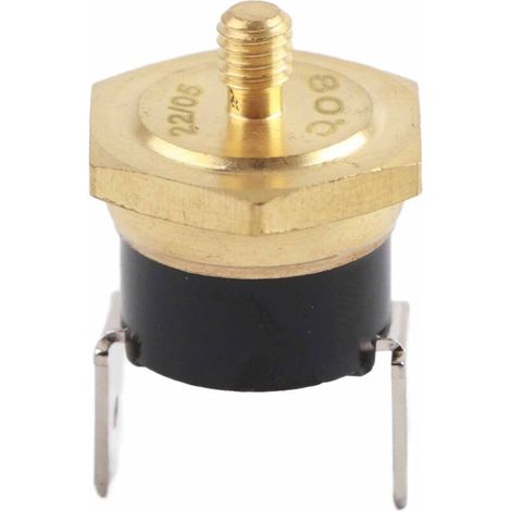 Thermostat bimétallique en cuivre KSD301, 5 pièces, interrupteur de température à disque à pression M4 normalement fermé 250V (1/5)