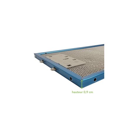 Filtre métal pour Hotte 481248058305, GF023C ARISTON HOTPOINT, FAURE, IGNIS, IKEA WHIRLPOOL, INDESIT, WHIRLPOOL