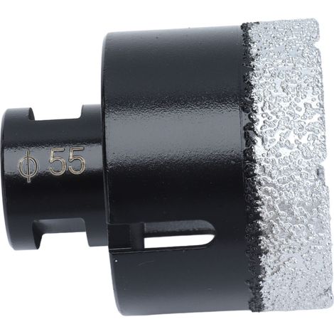 Forets diamant meche perceuse trou pour marbre granit carrelage céramique 55 mm noir filetage M14 lot de 1 (1/5)