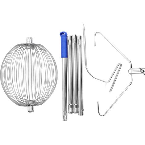 Ramasse-noix en acier inoxydable 304, rouleau collecteur robuste pour glands, noix et balles de tennis, assemblage facile sans se baisser (1/4)