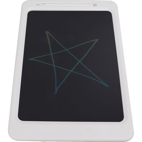 Tablette d'écriture LCD, sensible à la pression, portable et légère, stimule l'imagination, tableau de graffiti étanche, blanc 12 pouces pour enfants. (1/5)