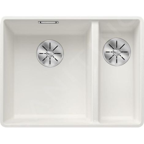 Blanco Subline 340/160 - Évier en silgranit, 552x427 mm, évier à gauche, InFino, blanc 523571 (1/3)