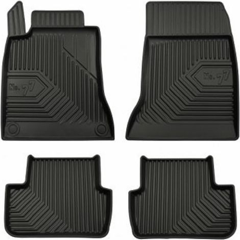 Alfombrillas para Mercedes CLA 1 C117 X117 2013-2019, alfombrillas para puertas, alfombrillas de goma para puertas, bandejas 77 (1/5)