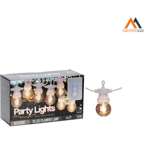 LED-Lichterkette „Party Lights“, 10 LEDs – 9,5 m