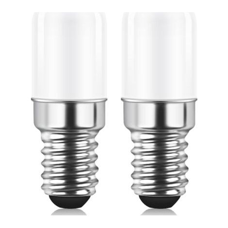Ampoule LED E14 pour Réfrigérateur, 1.5W équivalent à 15W, Blanc Chaud 3000K, Ampoule pour Frigo, Lampe de Sel, Machine a Coudre, Non variable, Lot de 2 (1/5)
