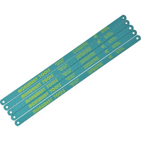 Monument 1925P Hacksaw Blades – 12-inch (300mm) x 24 TPI, Pack of 5 (1/3)