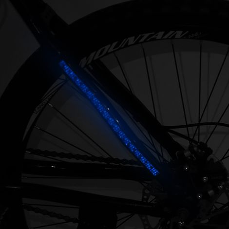 2 Rouleaux de Bandes Réfléchissantes pour Roues de Vélo, Sécurité Cycliste, Adhésif Bleu (1/5)