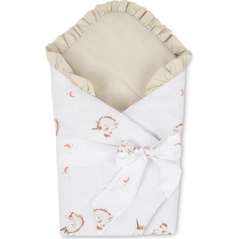 Cône licorne en coton beige 75x75 (1/5)