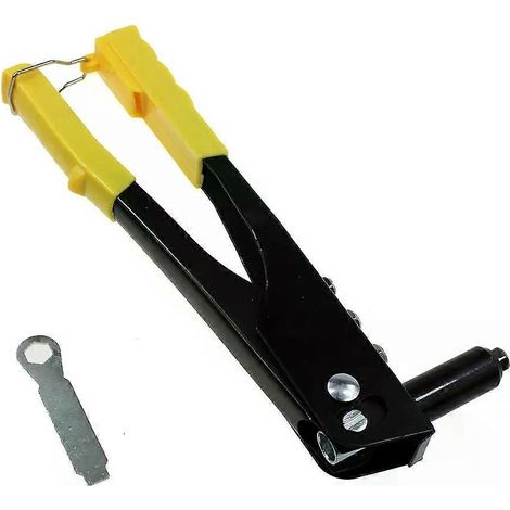 10-teiliges Nietpistolen-Set für 3/32-, 1/8-, 5/32- und 3/16-Zoll-Nieten, Handwerkzeugset für Dachrinnenreparaturen, robuste Ausführung (1/4)