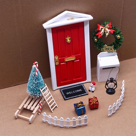Toilet Seat Cover - Bathroom Decor Set - Christmas Red Theme - Includes Toilet Lid Cover Rug Tank Cover And Tissue Box Cover - 4 Pieces (1/4)