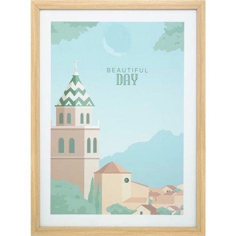 Affiche Murale Encadrée "Day" 30x40cm Multicolore (1/3)