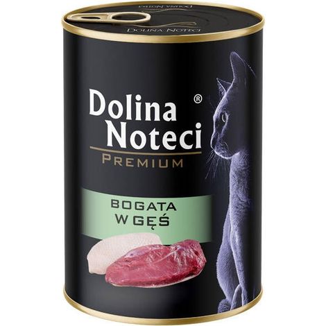 DOLINA NOTECI Premium Ricco di Oca - cibo umido per gatti - 24x400g