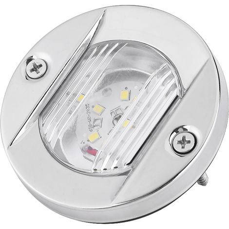 Lumière de navigation ancre poupe LED 12V marine bateau inox blanc étanche (1/5)