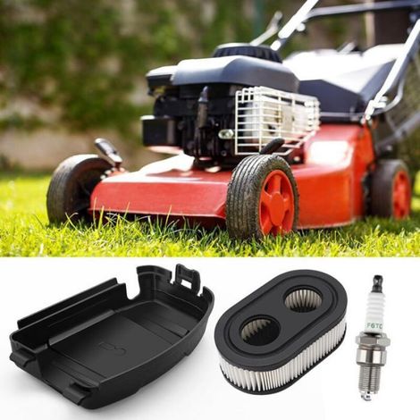 - Couvercle de filtre à air 594106, filtre à air pour tondeuse à gazon, bougie d'allumage F6TC, compatible avec les petits mo (1/4)